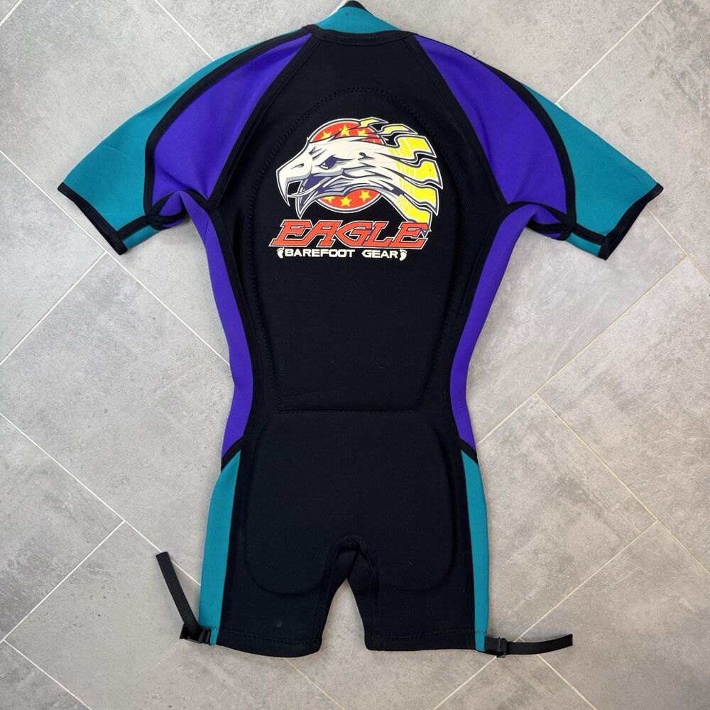 Vintage Eagle Barefoot Gear GT Pro Wetsuit Medium USA Water Ski
